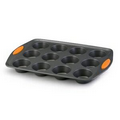 12-Cup Muffin Pan - Orange